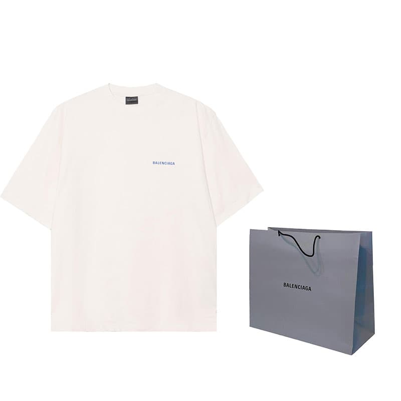 Футболка Balenciaga Logo Print T-Shirt - изображение 3