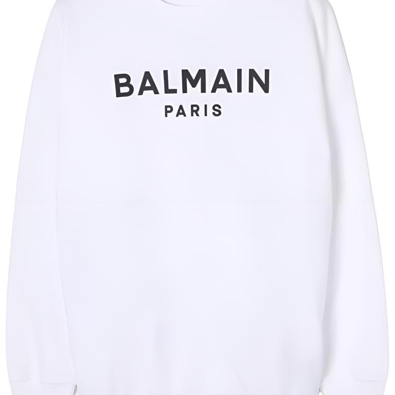 BALMAIN Белый Детский Толстовка - изображение 3