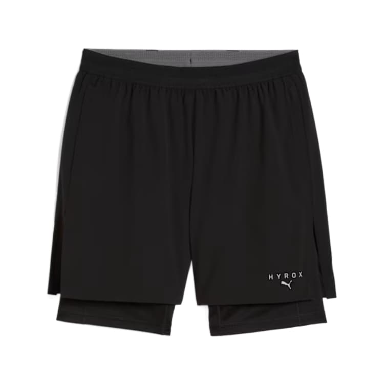 Тренировочные штаны PUMA HYROX Мужские спортивные шорты черного цвета - изображение 1