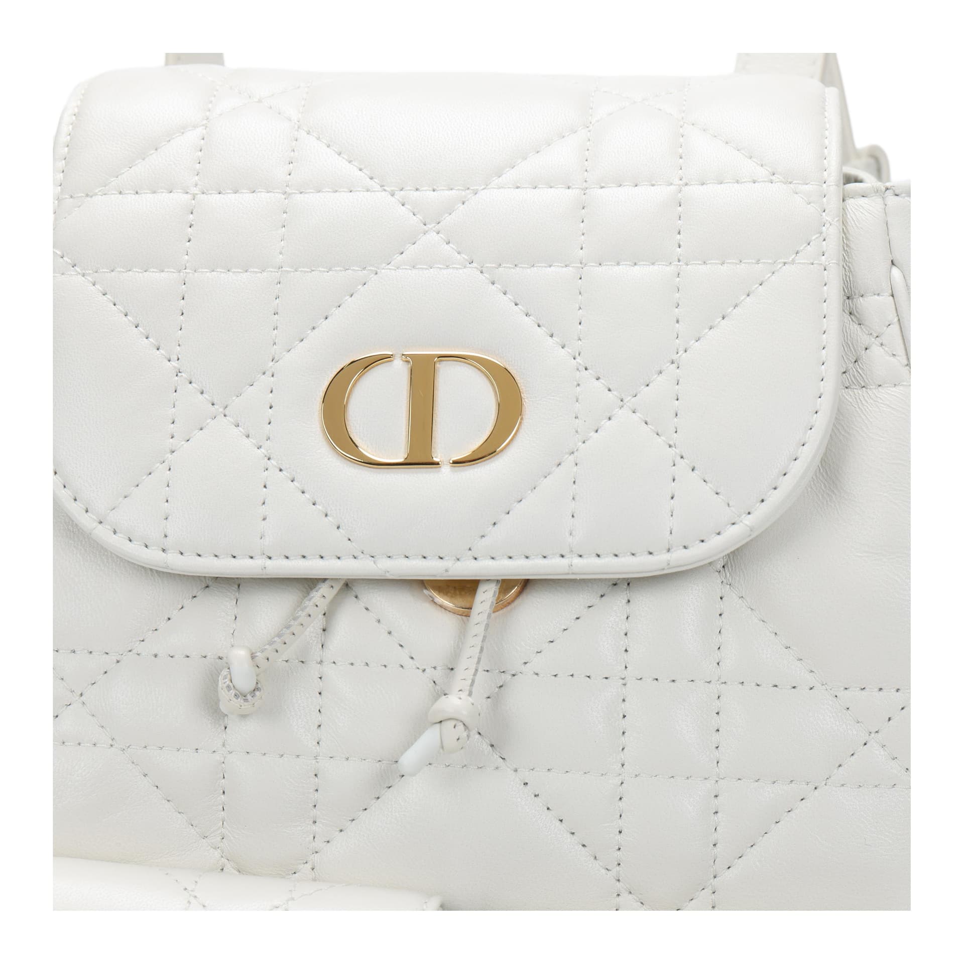 Рюкзак Dior Caro Backpack White - изображение 8