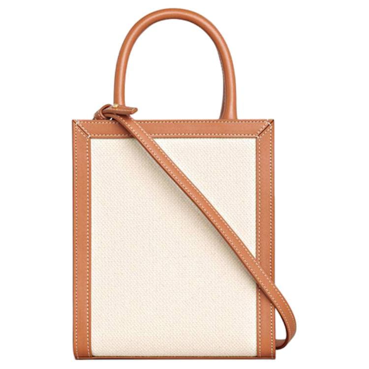 Сумка Celine Cabas Mini Beige Brown - изображение 3
