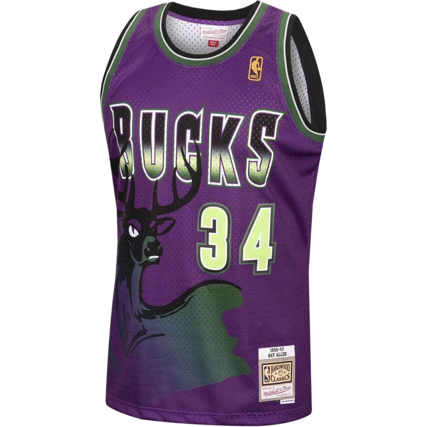 Баскетбольная майка Mitchell Ness X NBA Milwaukee Bucks Баскетбольная Джерси Мужская - изображение 1