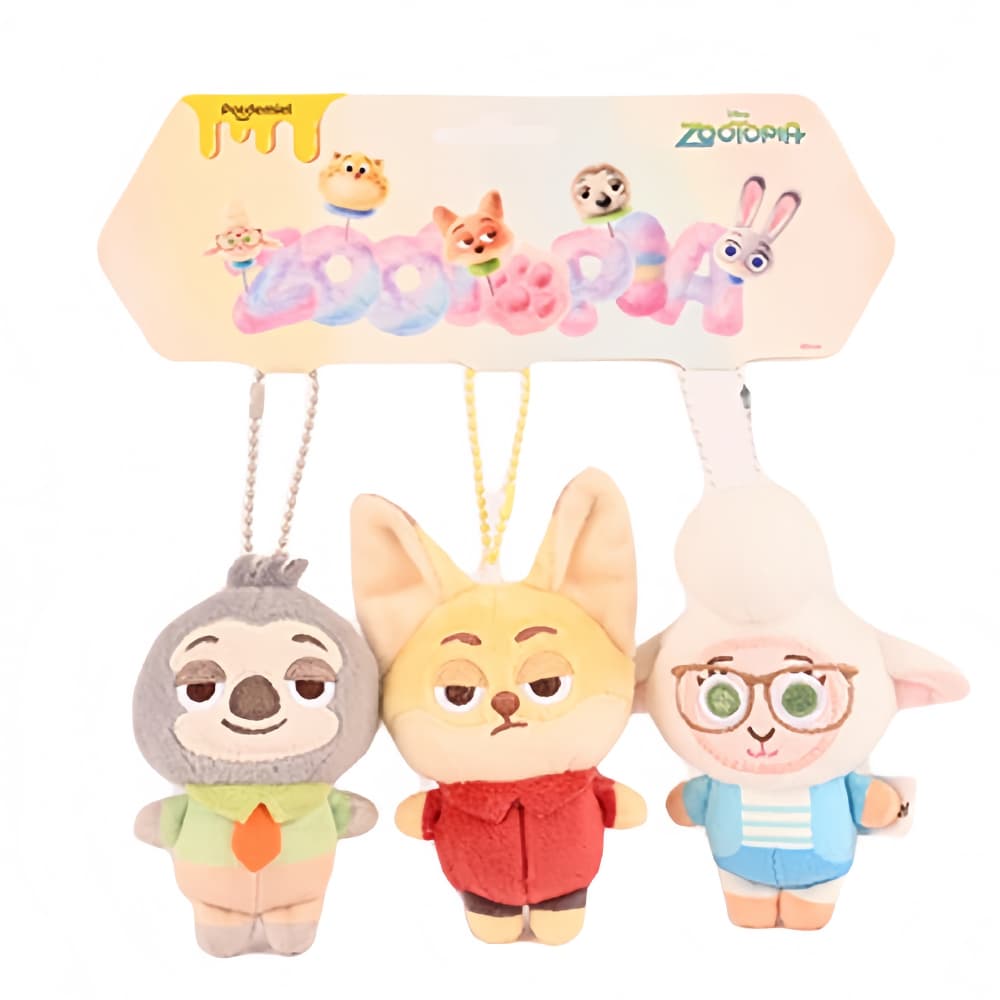 Кулон Disney Stitch Collection Зверополис Полиэстер Волокно Брелоки Унисекс - изображение 4