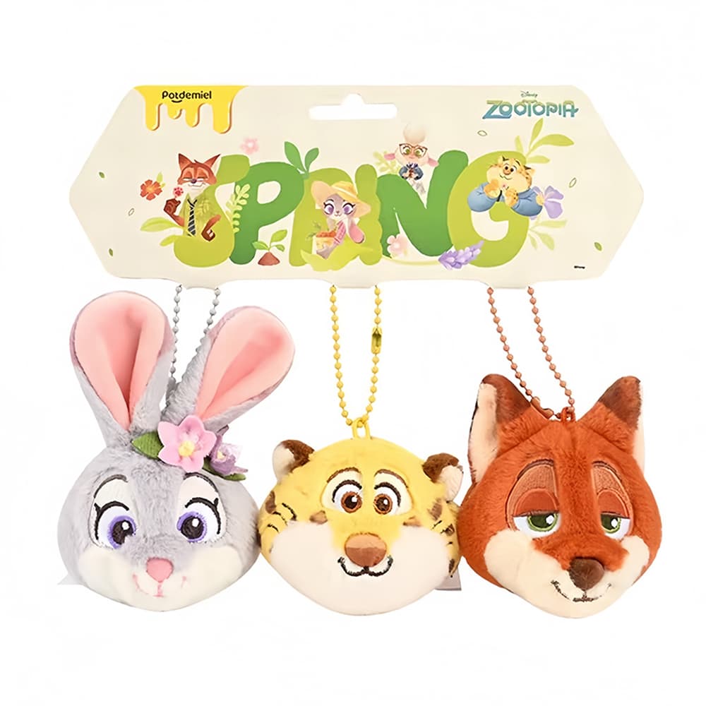 Кулон Disney Stitch Collection Зверополис Полиэстер Волокно Брелоки Унисекс - изображение 3