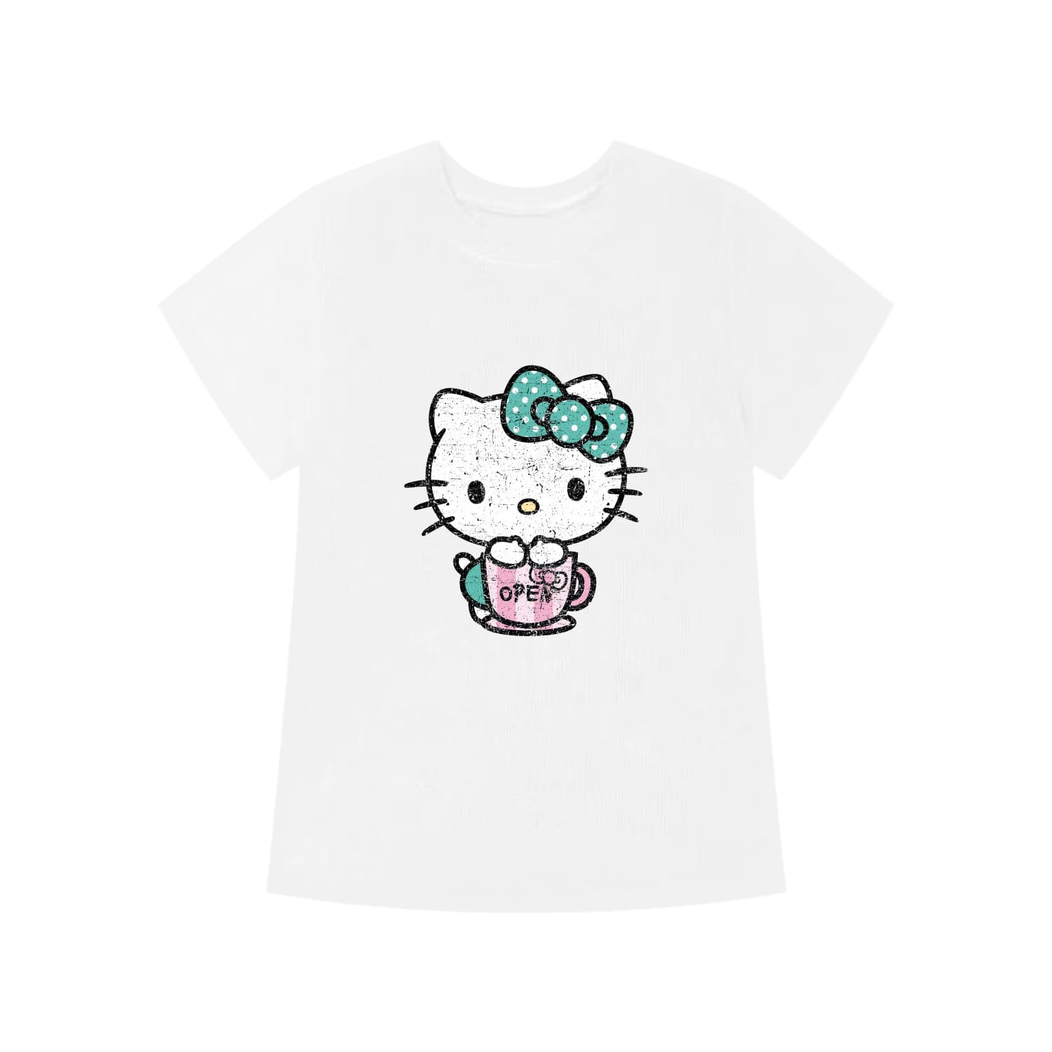 Футболка Sanrio x Hello Kitty Рубашка унисекс Hello Kitty T - изображение 1