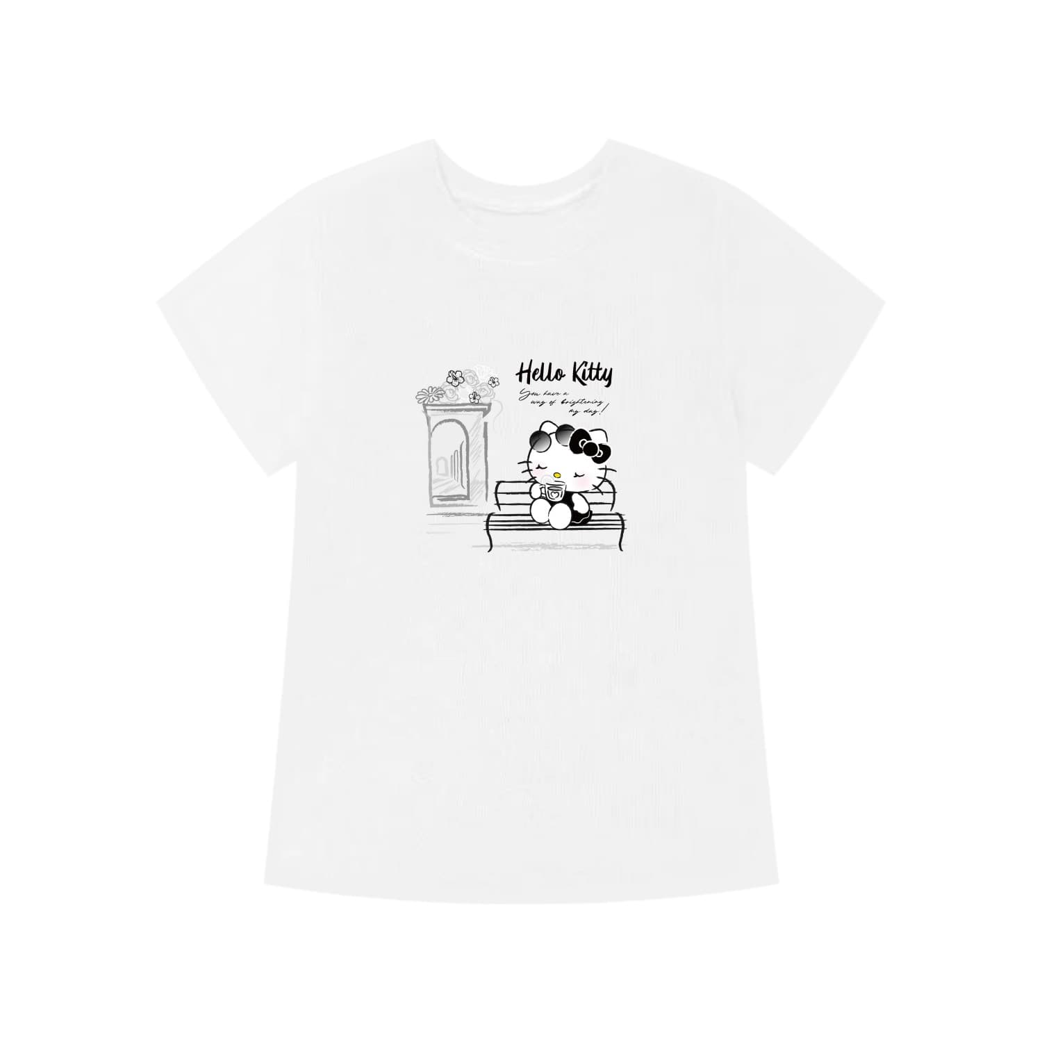 Футболка Sanrio x Hello Kitty Рубашка унисекс Hello Kitty T - изображение 1