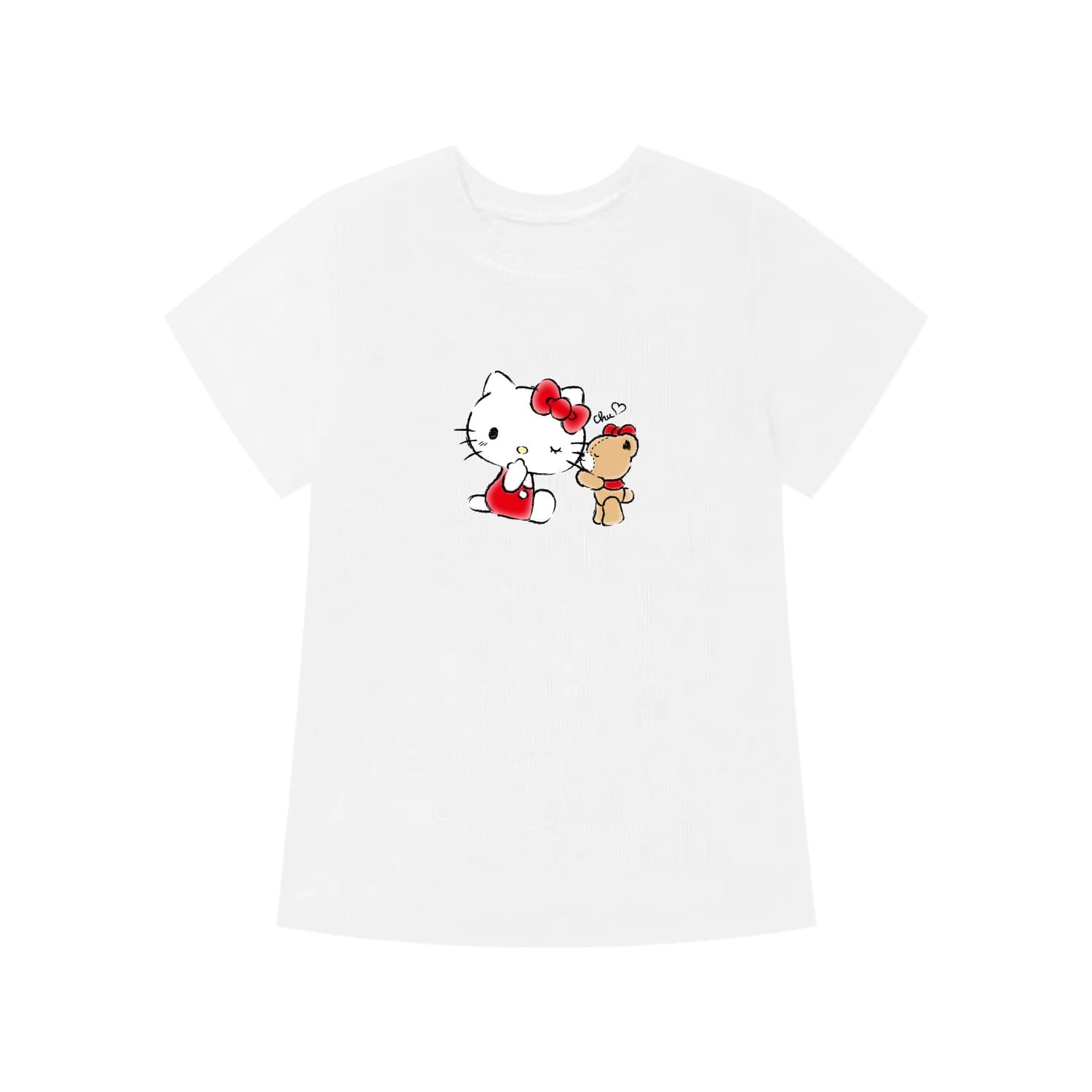 Футболка Санрио X HelloKitty Хелло Китти T-рубашка унисекс - изображение 1