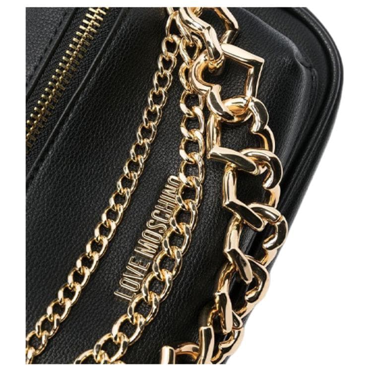 Сумка через плечо Love Moschino Camera Bag Black - изображение 6