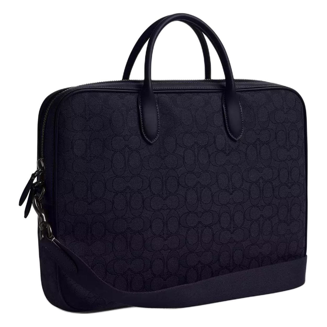 Портфель COACH Ткань Доска для ноутбука Большая Мужская Полночь Морской Синий - изображение 2