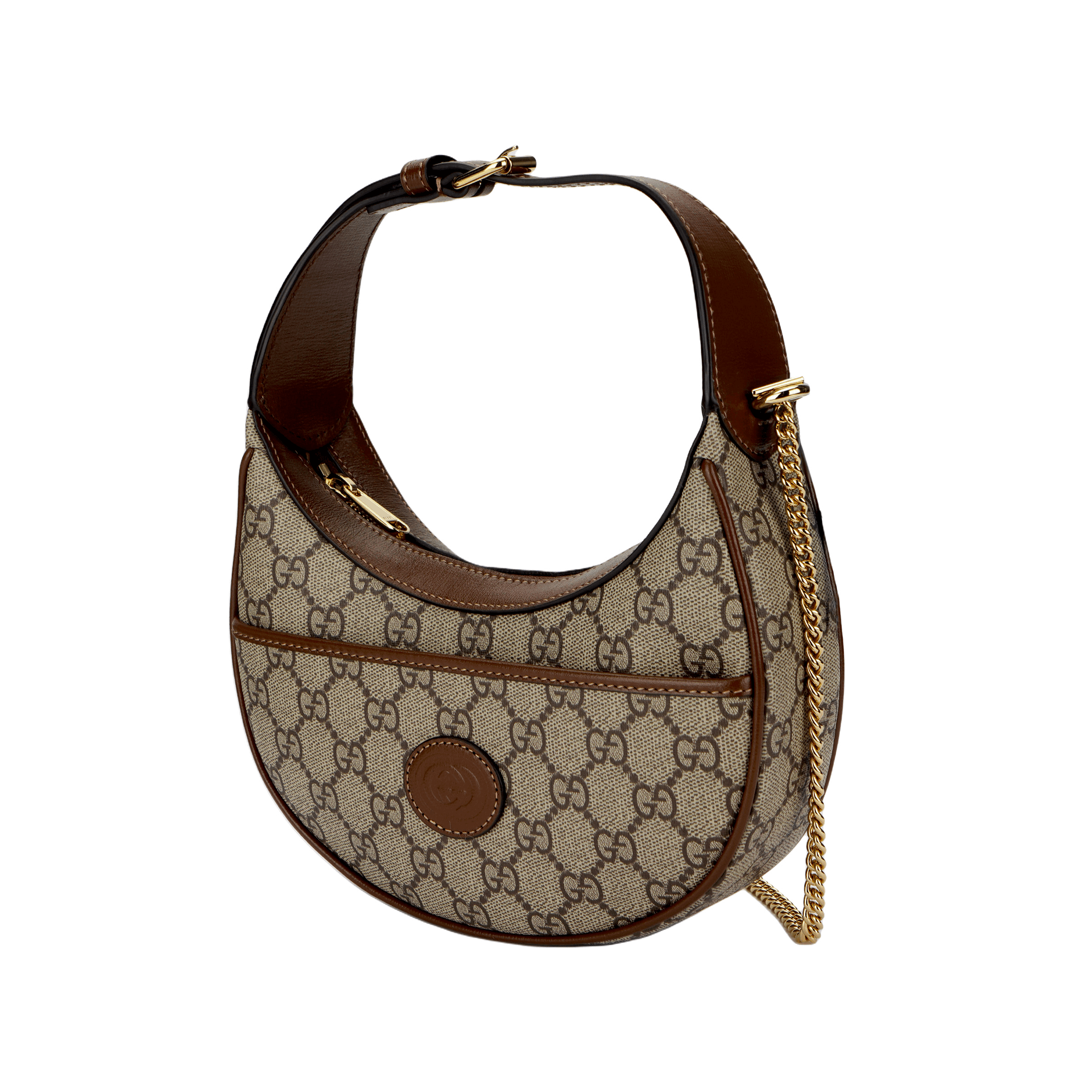 Мини-сумка Gucci Half Moon Bag Beige - изображение 2