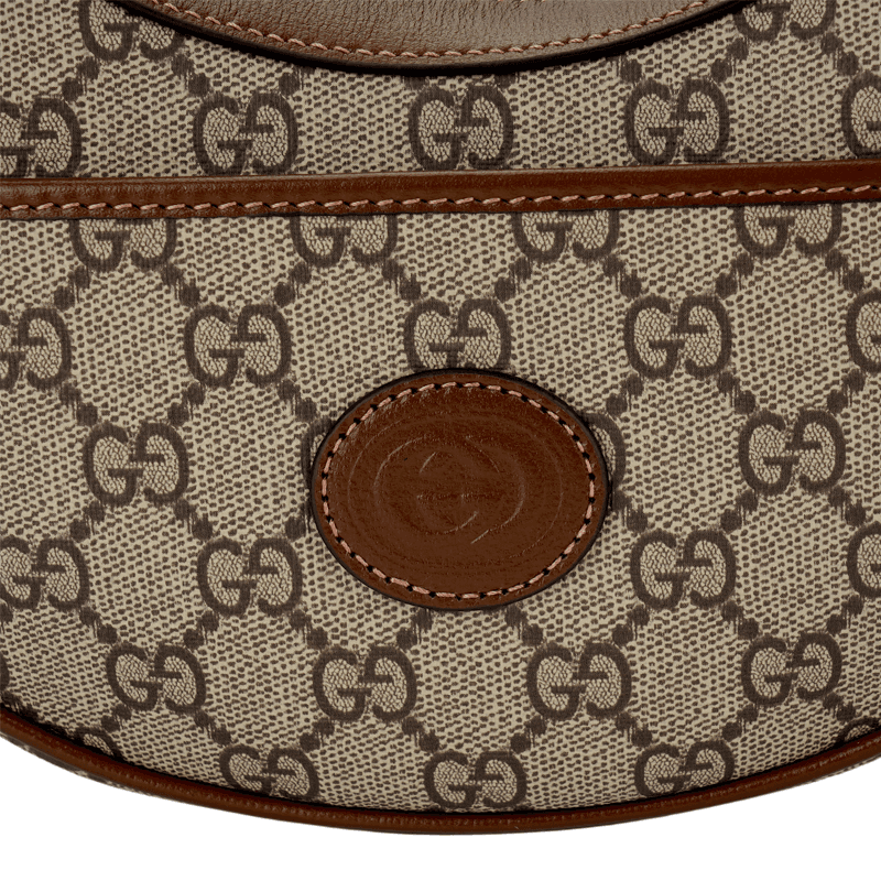 Мини-сумка Gucci Half Moon Bag Beige - изображение 6