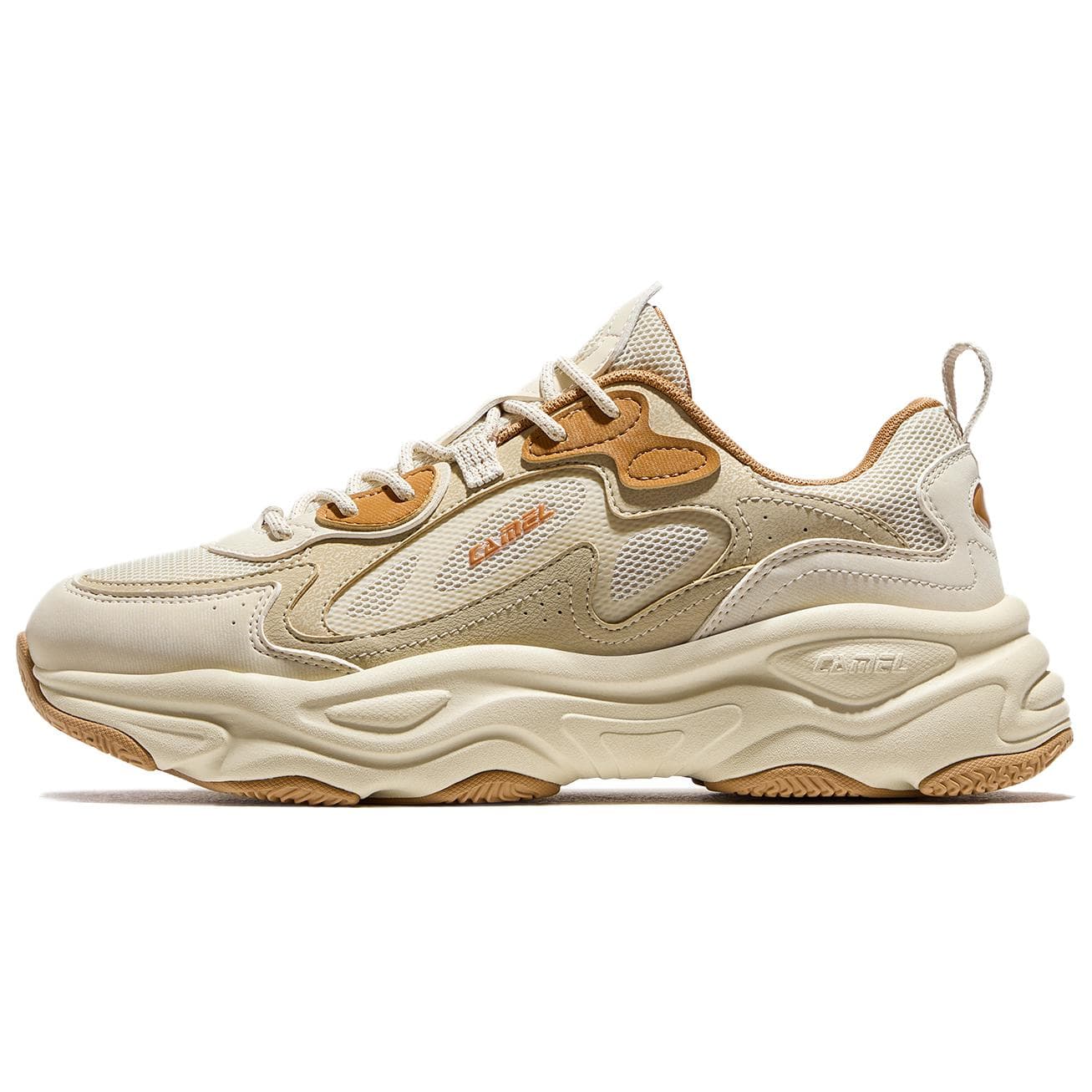 Кроссовки CAMEL Thick-soled sneakers for men, low-top, non-slip and breathable - изображение 5