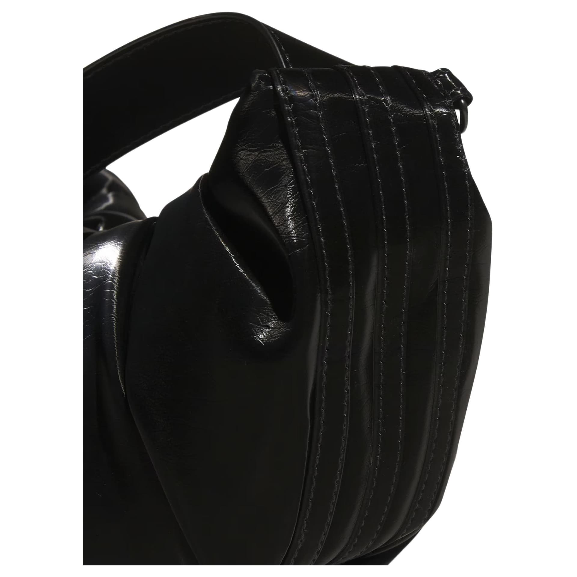 Мини-сумка Adidas Originals Cloud Сумка Круассан Сумка Плечевая Сумка Маленькая Женская Черная - изображение 6