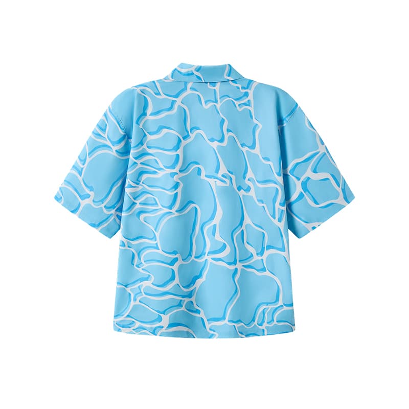 Рубашка WAYNEXZAVIER Blue Men's Shirts WAYNEXZAVIER Синий Мужские Рубашки - изображение 2