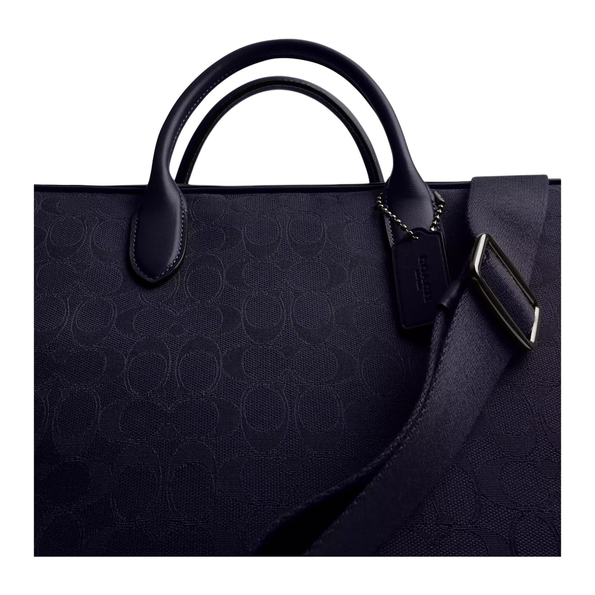 Портфель COACH Ткань Доска для ноутбука Большая Мужская Полночь Морской Синий - изображение 4