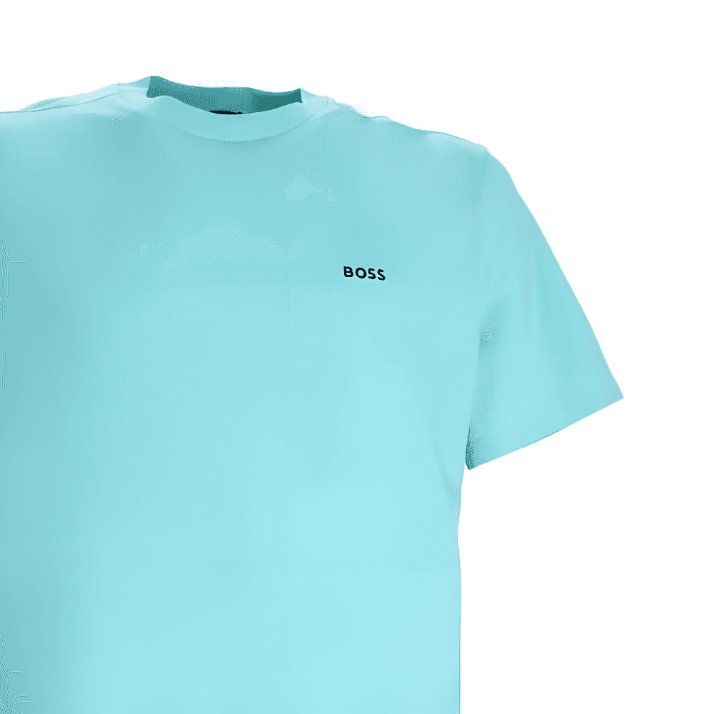Футболка Hugo Boss Зеленые Мужские T-рубашки - изображение 5