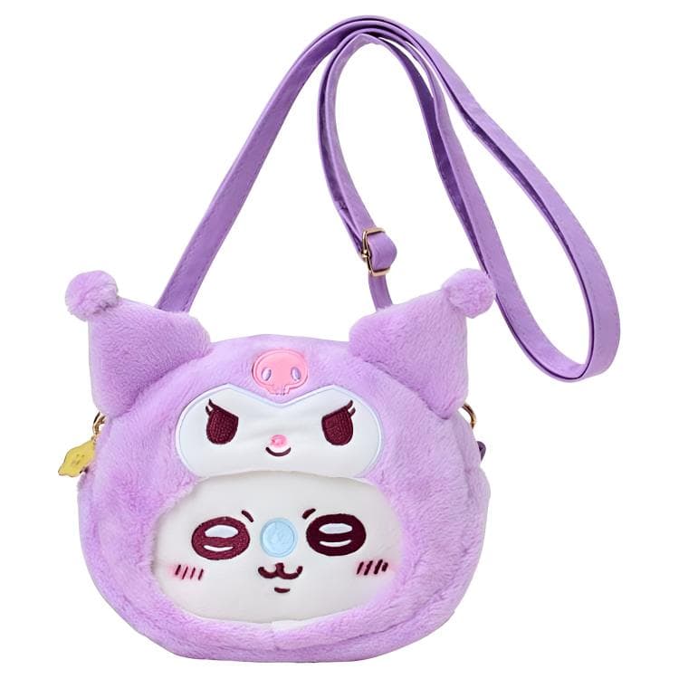 Мини-сумка Sanrio Полиэстер Сумка через плечо Стандартная Женская Фиолетовая - изображение 1