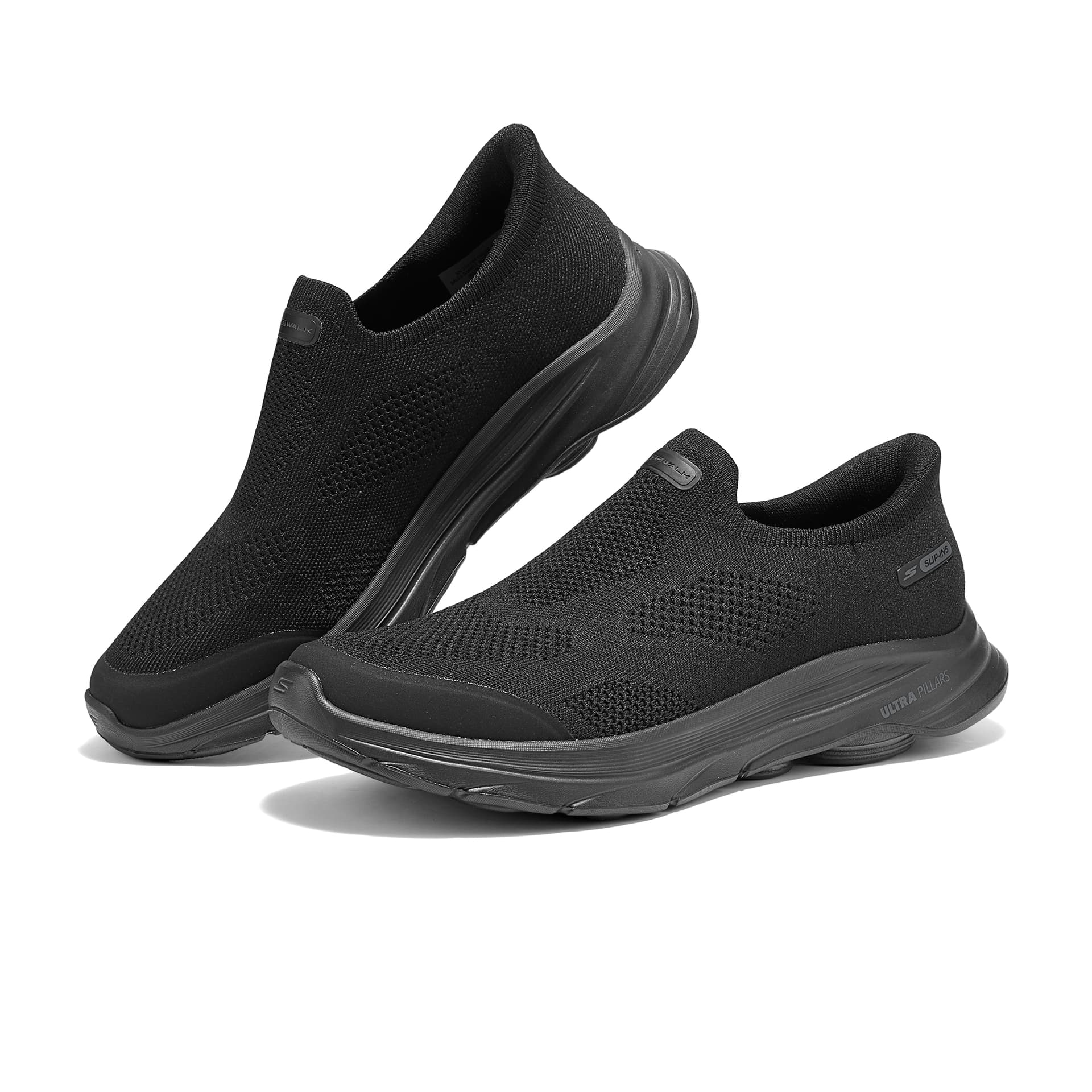 Кроссовки Skechers Go Walk 8 Low Топ Кроссовки для ходьбы Мужской Черный - изображение 4