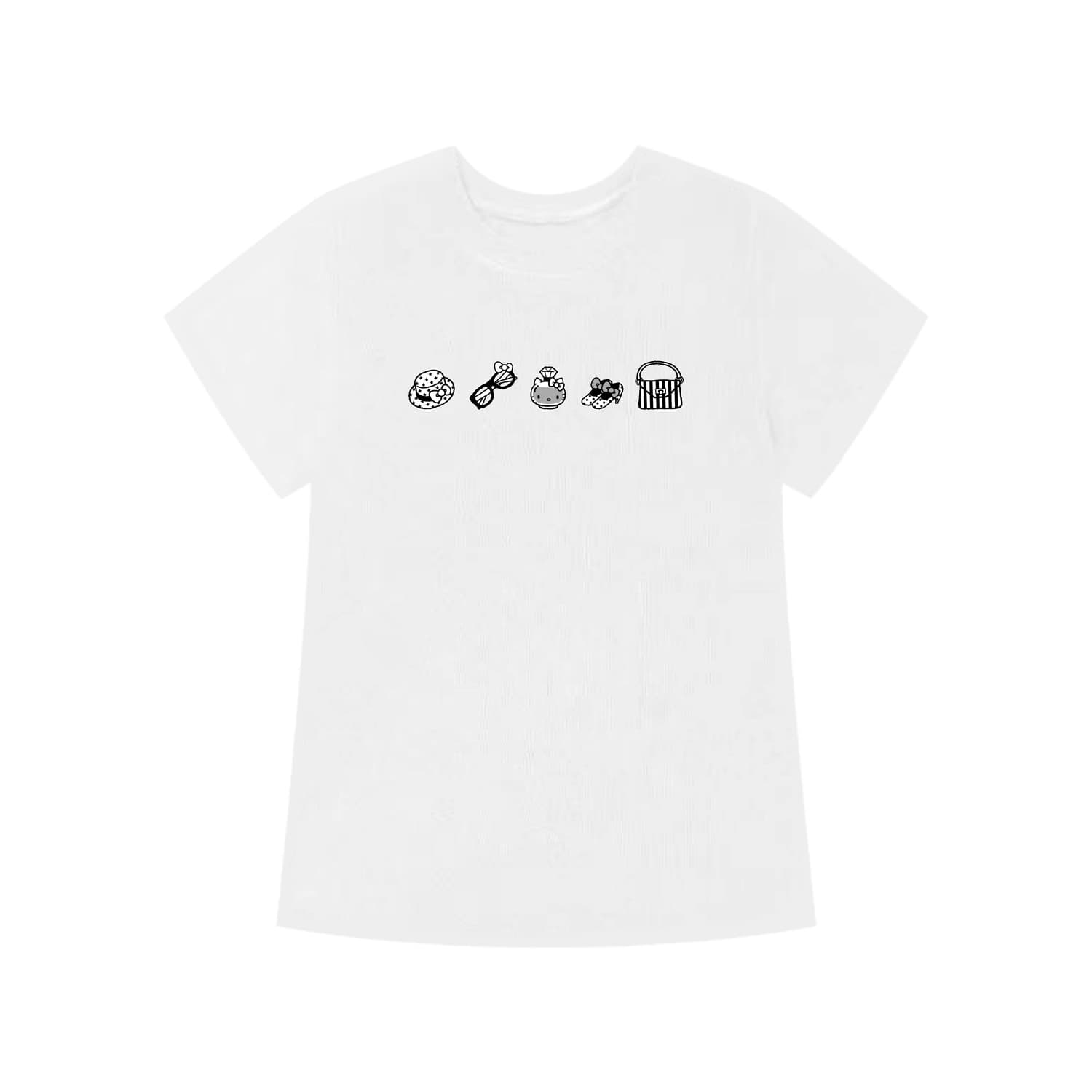 Футболка Sanrio x Hello Kitty Рубашка унисекс Hello Kitty T - изображение 1