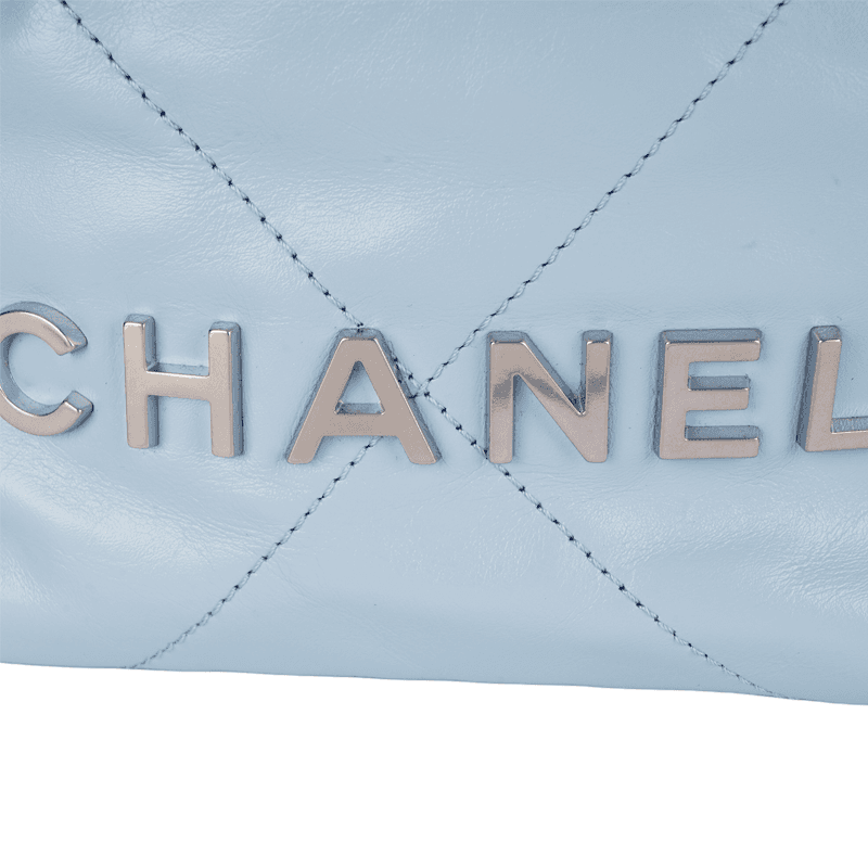 Сумка через плечо CHANEL 22Bag 23A baby blue - изображение 5