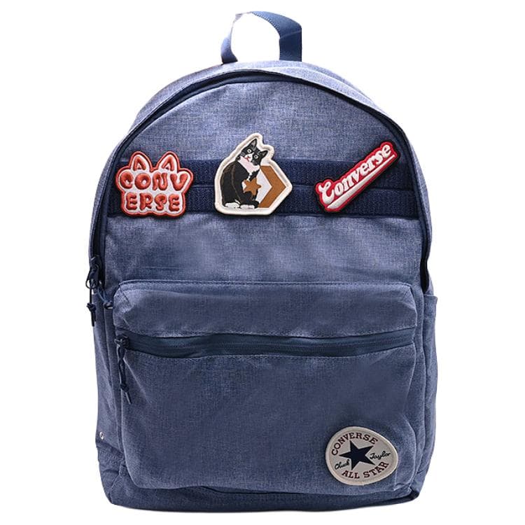 Рюкзак Converse 25L GO2 BTS Универсальный минималистичный рюкзак из полиэстера унисекс синий - изображение 1