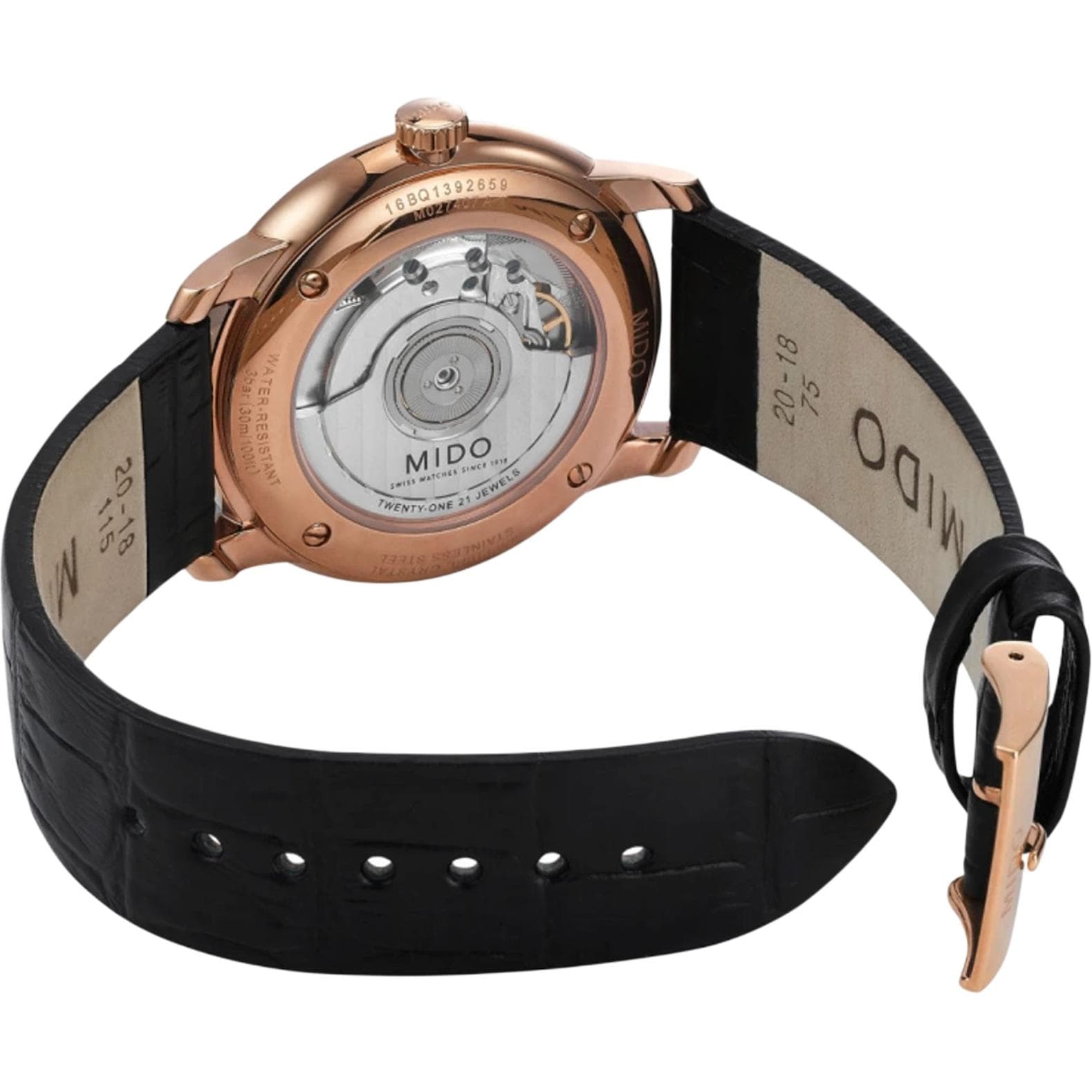 Часы MIDO 40 39mm PVD M027.407.36.013.00 - изображение 6