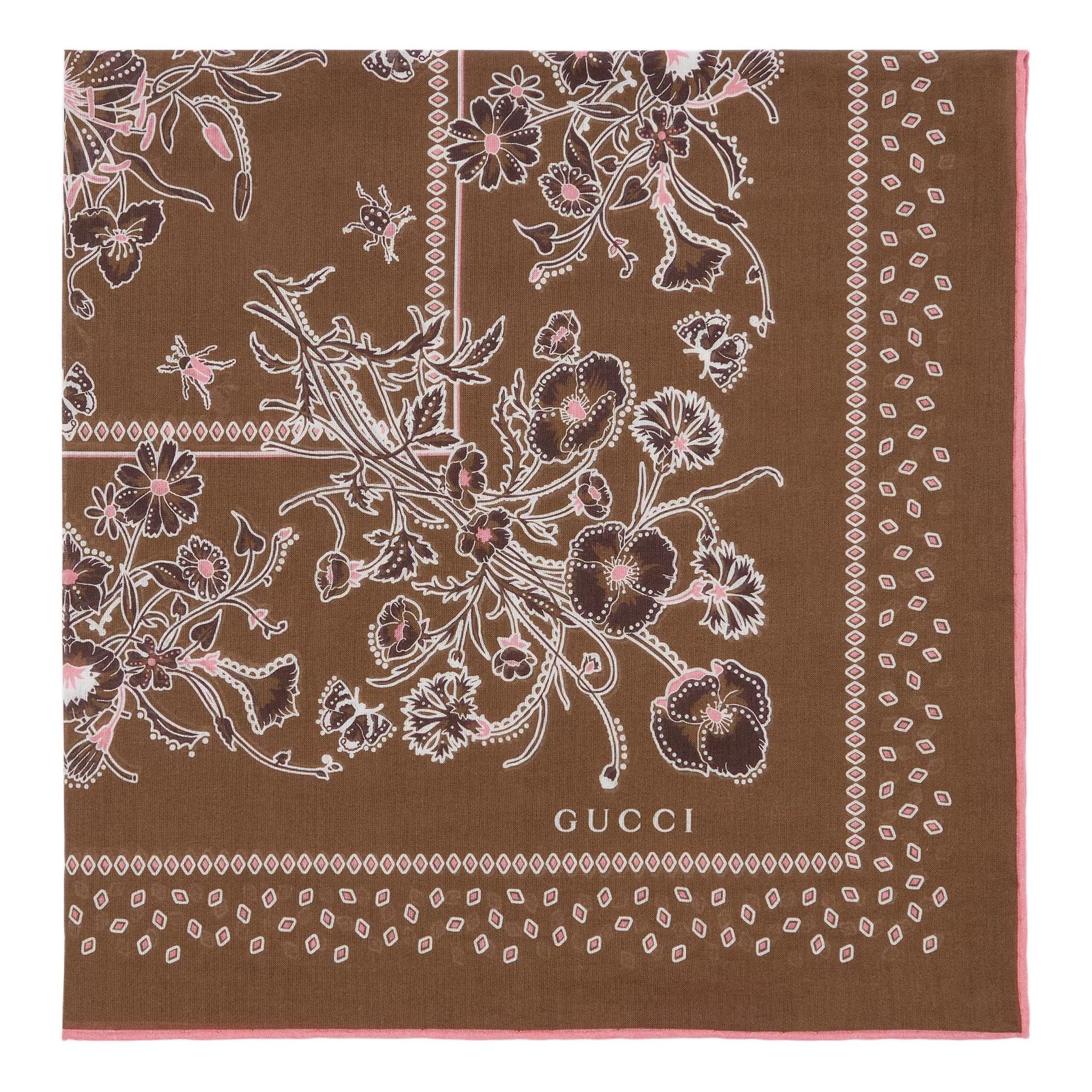 Платок GUCCI Хлопковые шарфы для мужчин - изображение 2