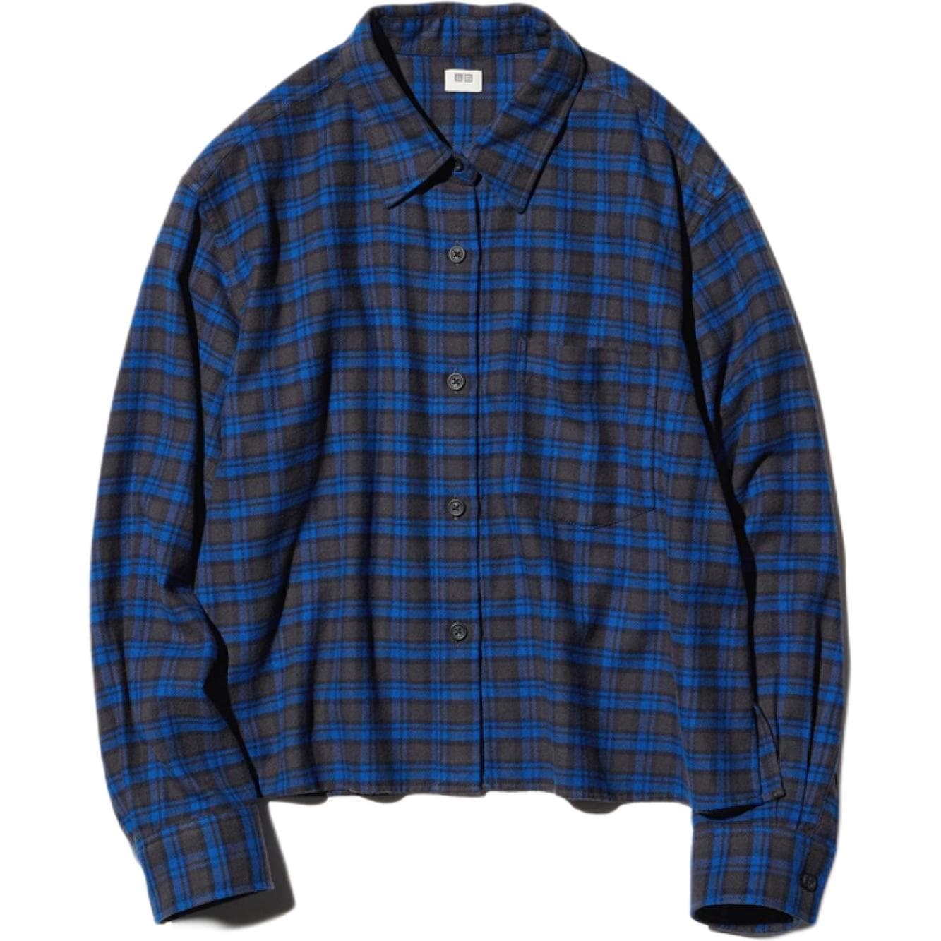 Блузка UNIQLO Королевский синий Женские Рубашки - изображение 1