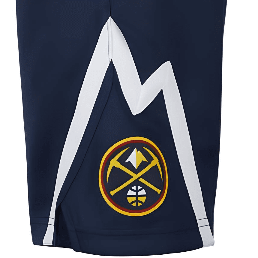 Nike x NBA Denver Nuggets Shorts Kids College Navy - изображение 4