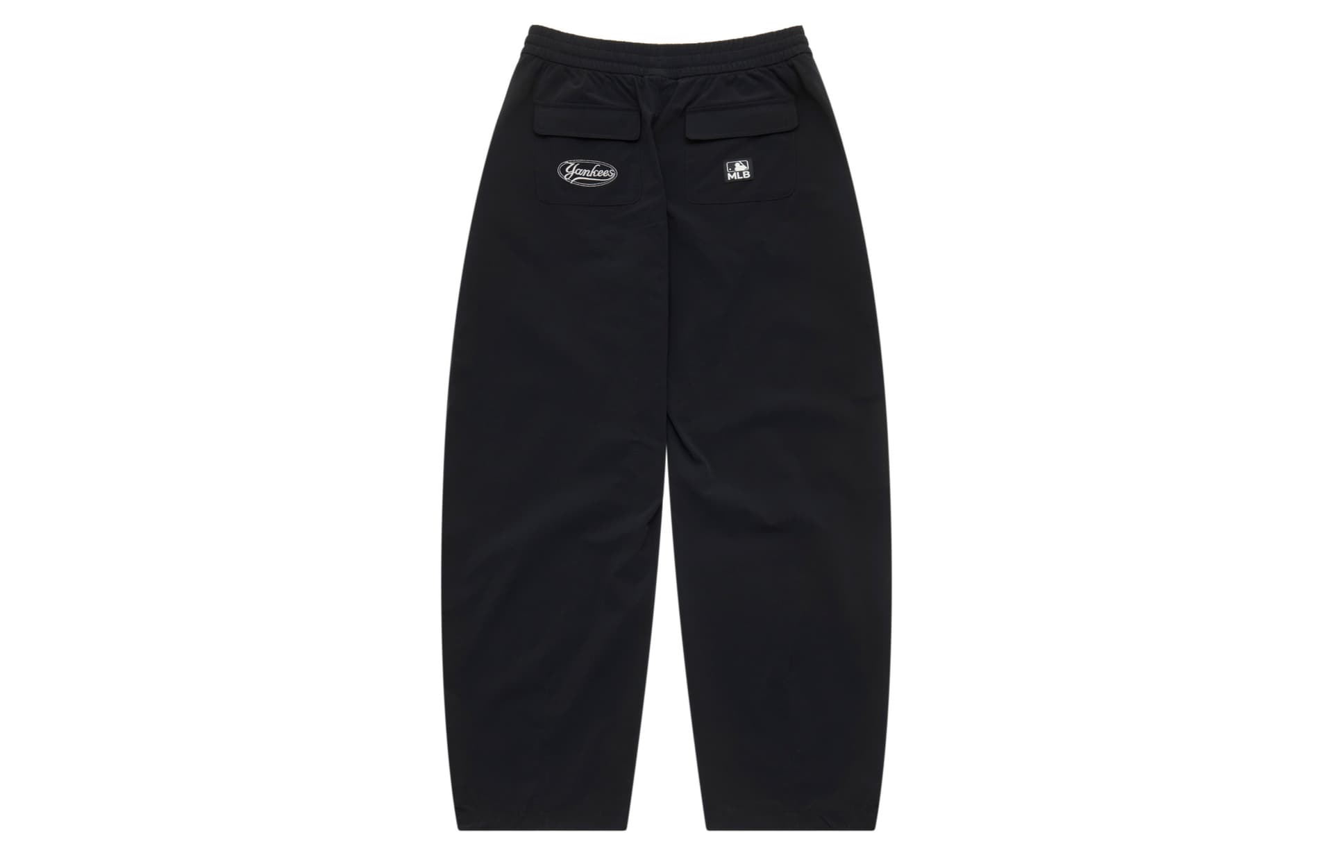 Штаны MLB Preppy Style Collection New York Yankees SS25 Карго Брюки Унисекс Черные - изображение 2