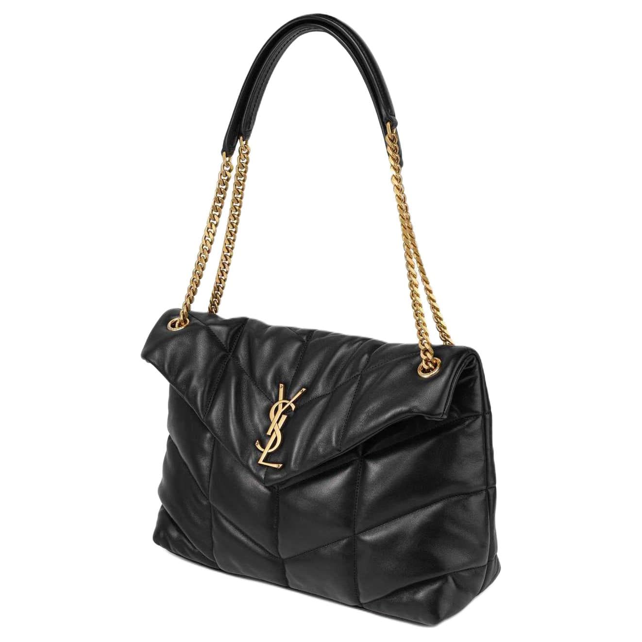 Мини-сумка Saint Laurent Loulou Puffer Black - изображение 3