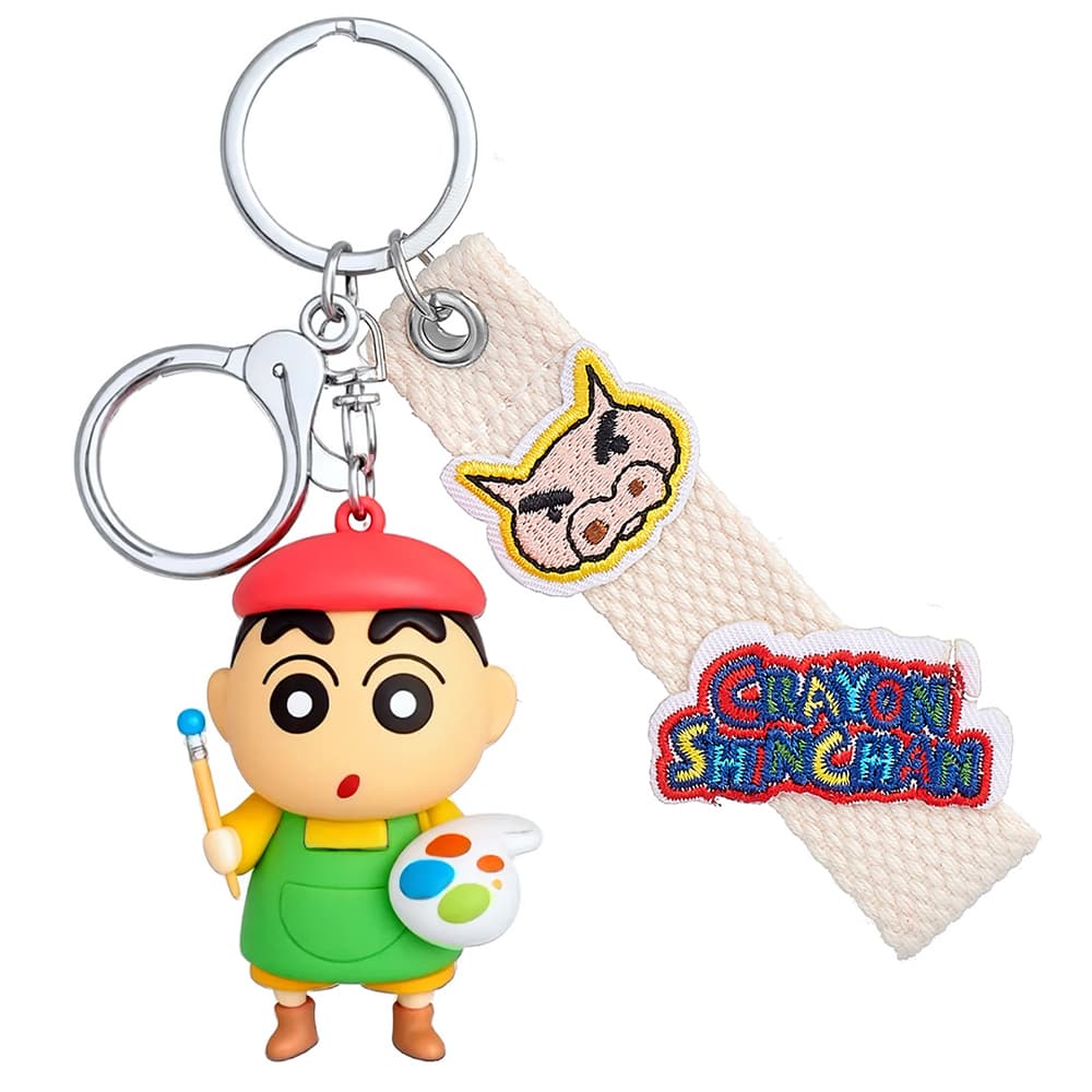 Кулон Crayon Shinchan ПВХ Брелоки Унисекс - изображение 1
