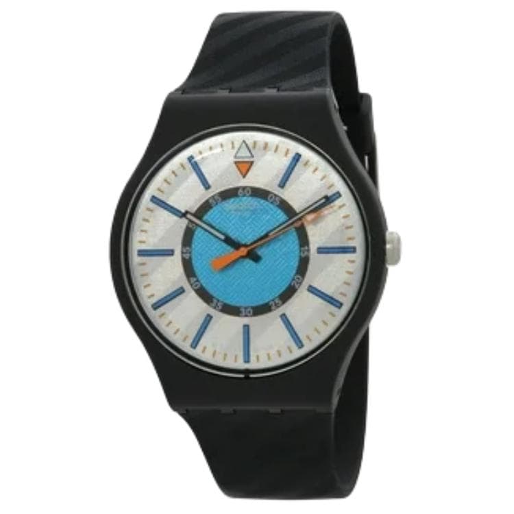 Часы Swatch Квартц Механизм 30м Водонепроницаемые Мужские Часы 41мм Серый Циферблат Керамические Оправа Часов - изображение 4