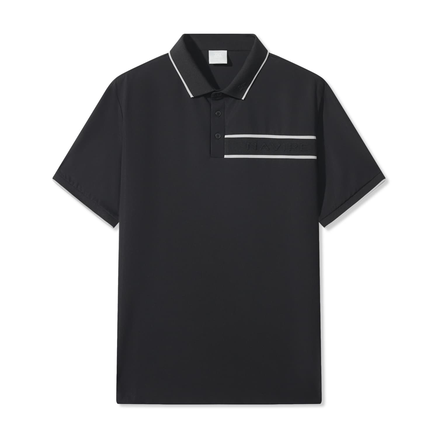 Поло Cabbeen Polo из угольно-черного цвета для мужчин - изображение 1