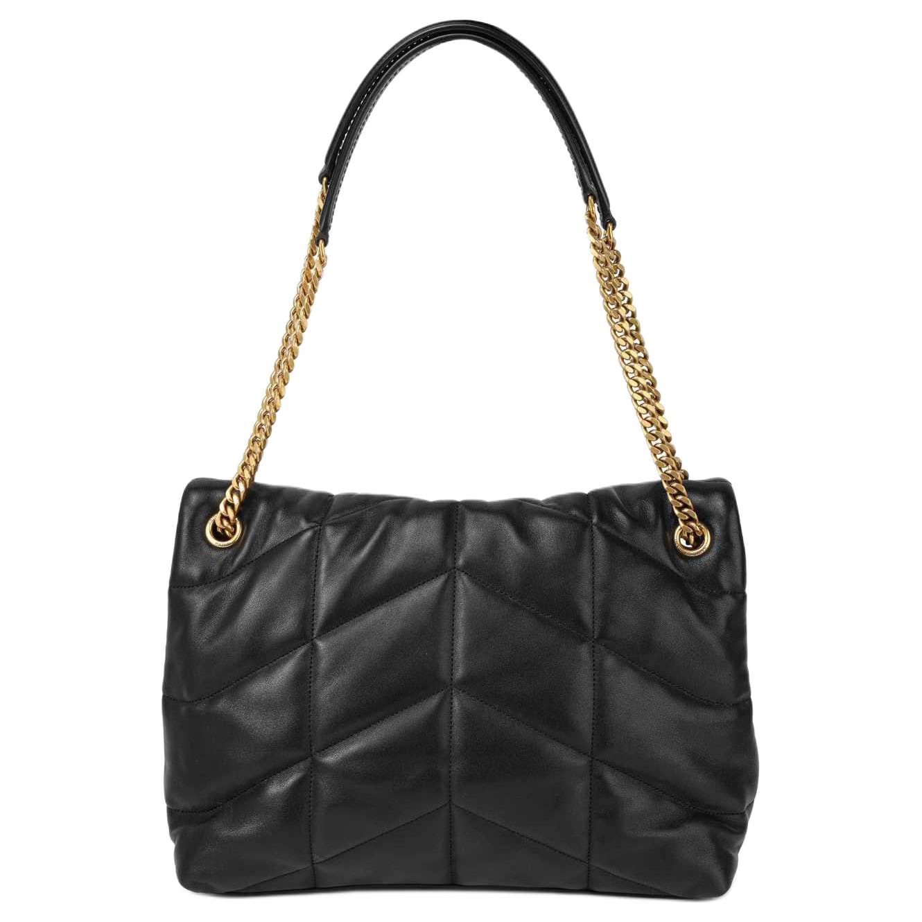 Мини-сумка Saint Laurent Loulou Puffer Black - изображение 5