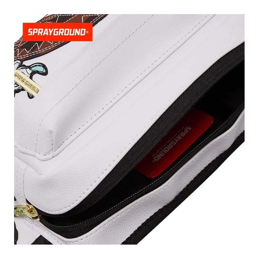 Поясная сумка SPRAYGROUND ПВХ (поливинилхлорид) Поясная сумка (бандана) Унисекс Белый - изображение 3