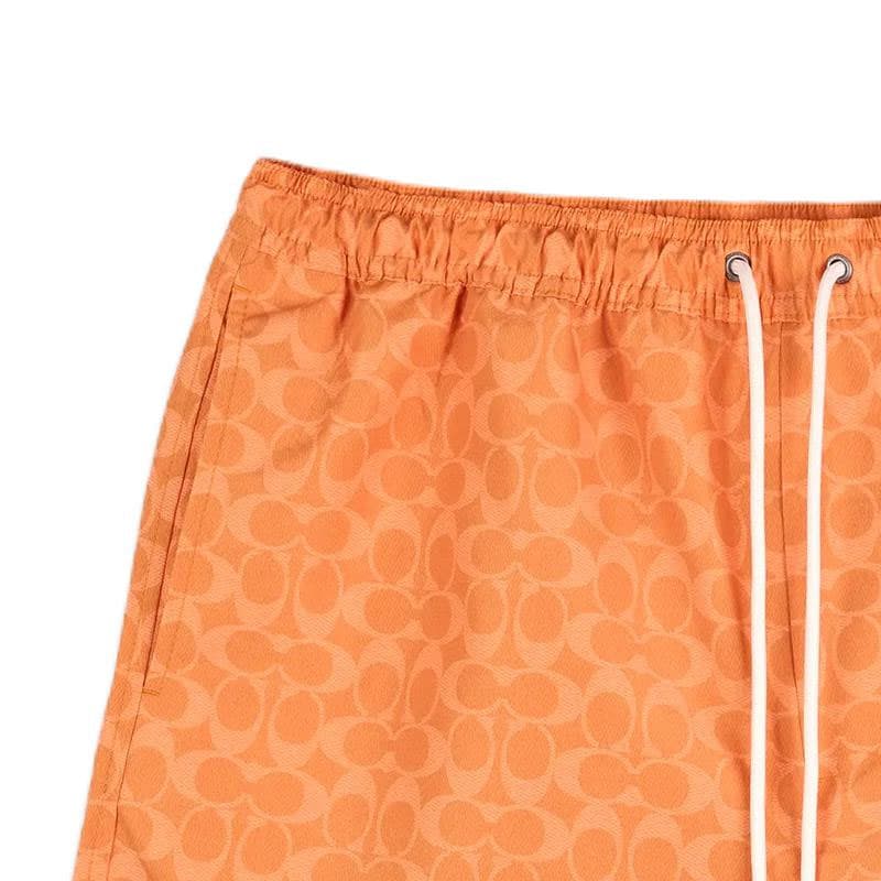 COACH SS25 Пляжные шорты Мужские Оранжевые - изображение 3