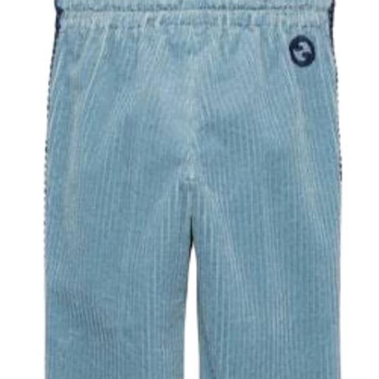 GUCCI Blue Kids Pants GUCCI Синие Детские Брюки - изображение 3