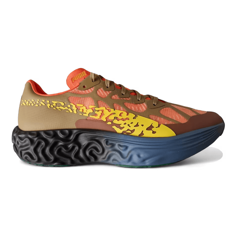 Кроссовки Salehe Bembury X PUMA Velum Nitro Устойчивый к истиранию Низкий Топ Повседневная обувь Мужская Оранжевый Коричневый - изображение 2