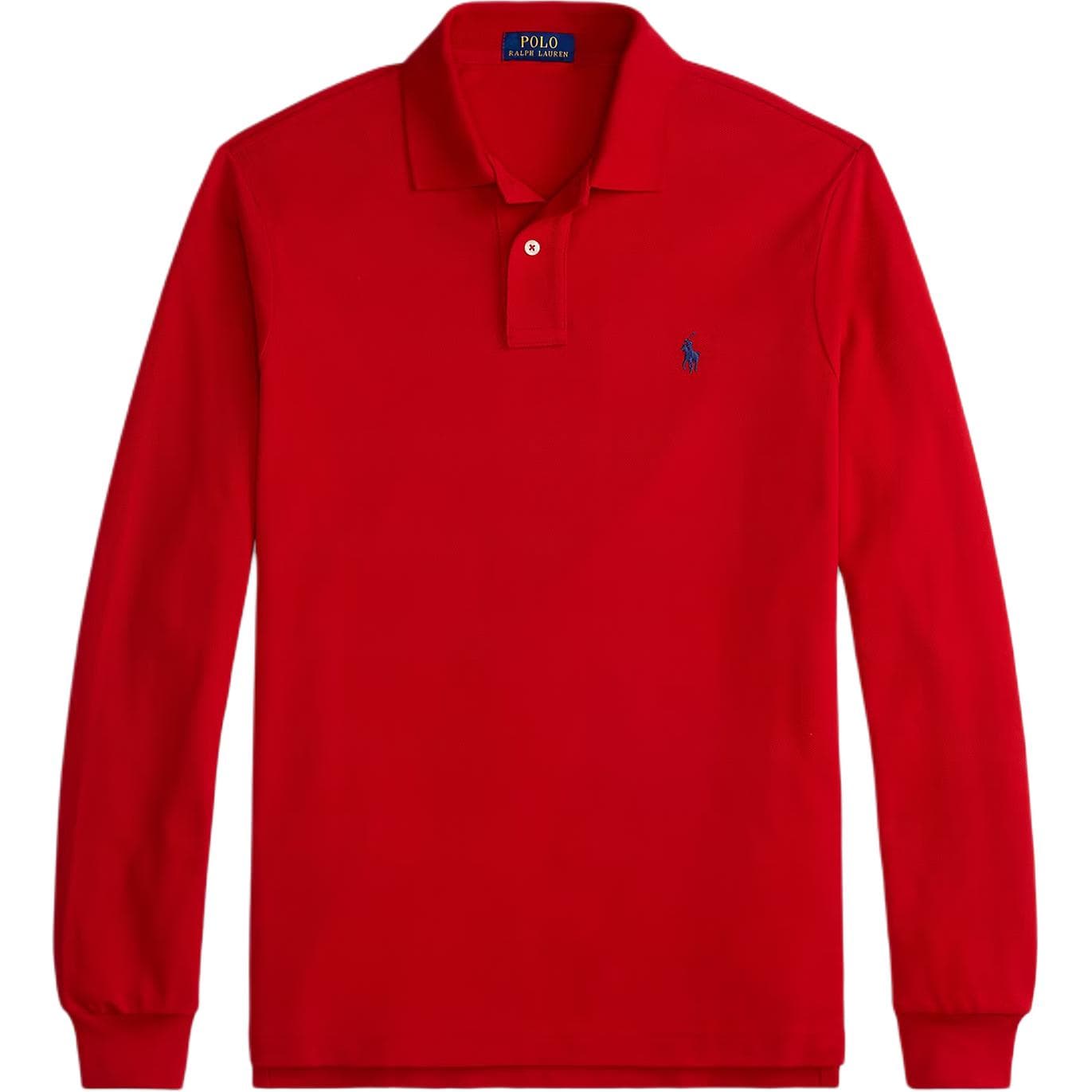 Поло Polo Ralph Lauren Ярко-красный Мужской Поло - изображение 1