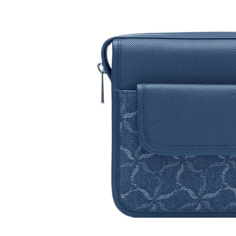 Мини-сумка LI-NING 1990 Classic Series Retro Denim Crossbody Bag Blue Grey - изображение 5