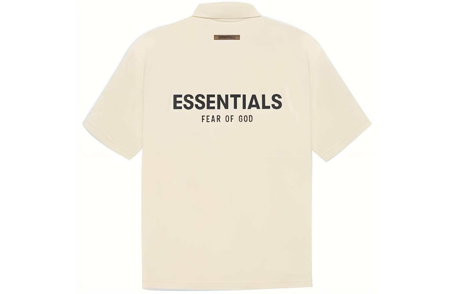 Поло Fear of God Essentials SS21 Short Sleeve Polo ButtercreamCream LogoPolo - изображение 1