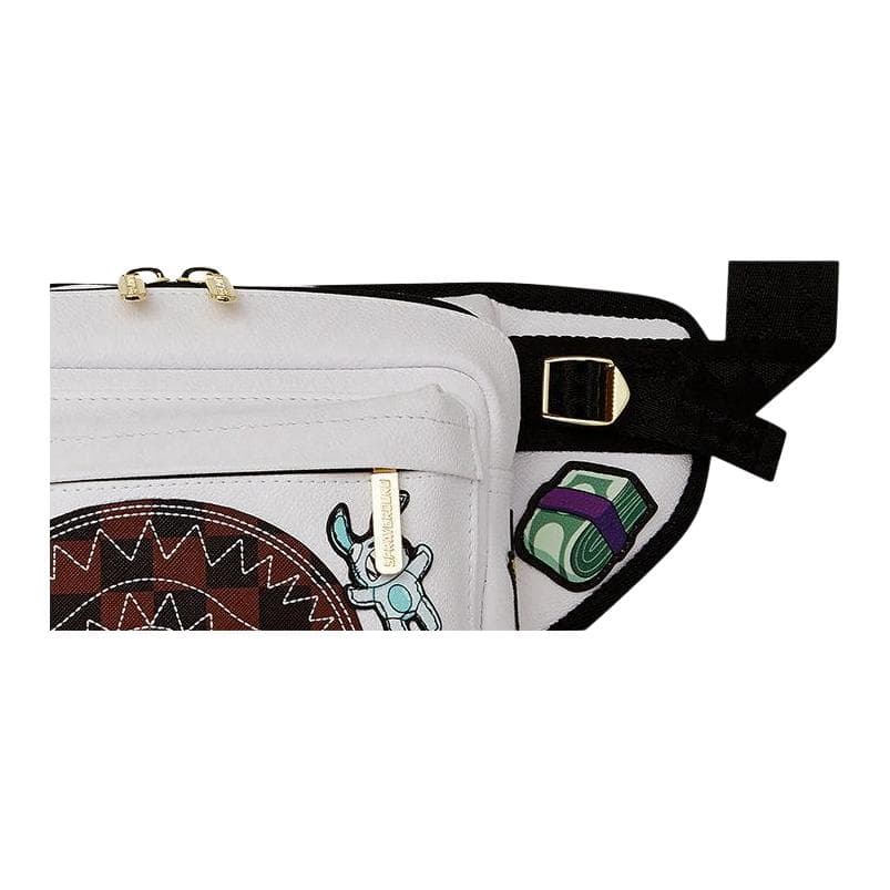 Поясная сумка SPRAYGROUND ПВХ (поливинилхлорид) Поясная сумка (бандана) Унисекс Белый - изображение 4