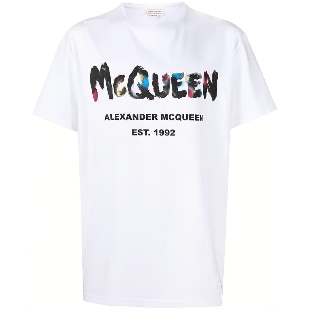 Футболка Alexander McQueen Graffiti SS23 T - изображение 1