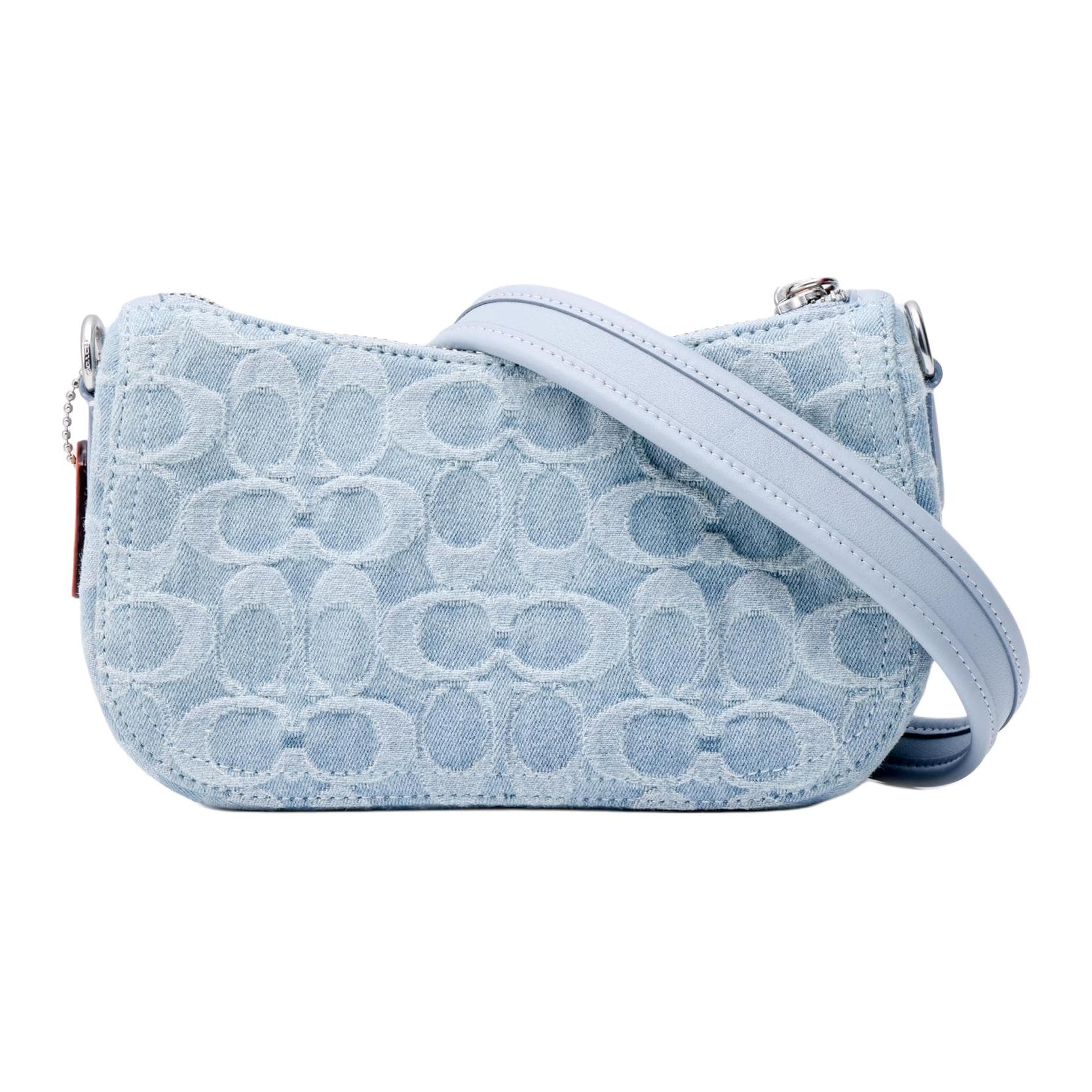 Мини-сумка COACH Swinger 20 Saddle Bag Small Blue - изображение 3