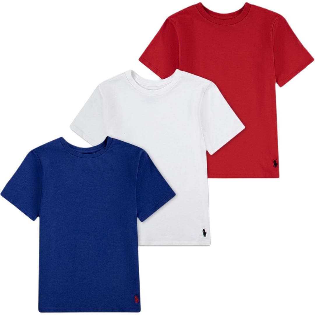 Футболка Polo Ralph Lauren T-рубашка 3 упаковки детская - изображение 1