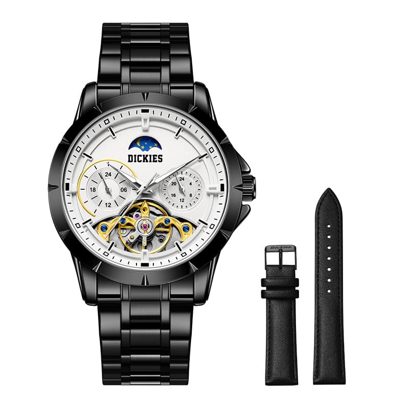 Механические часы Dickies DK Watch Mechanical Steel Strap White Dial - изображение 1