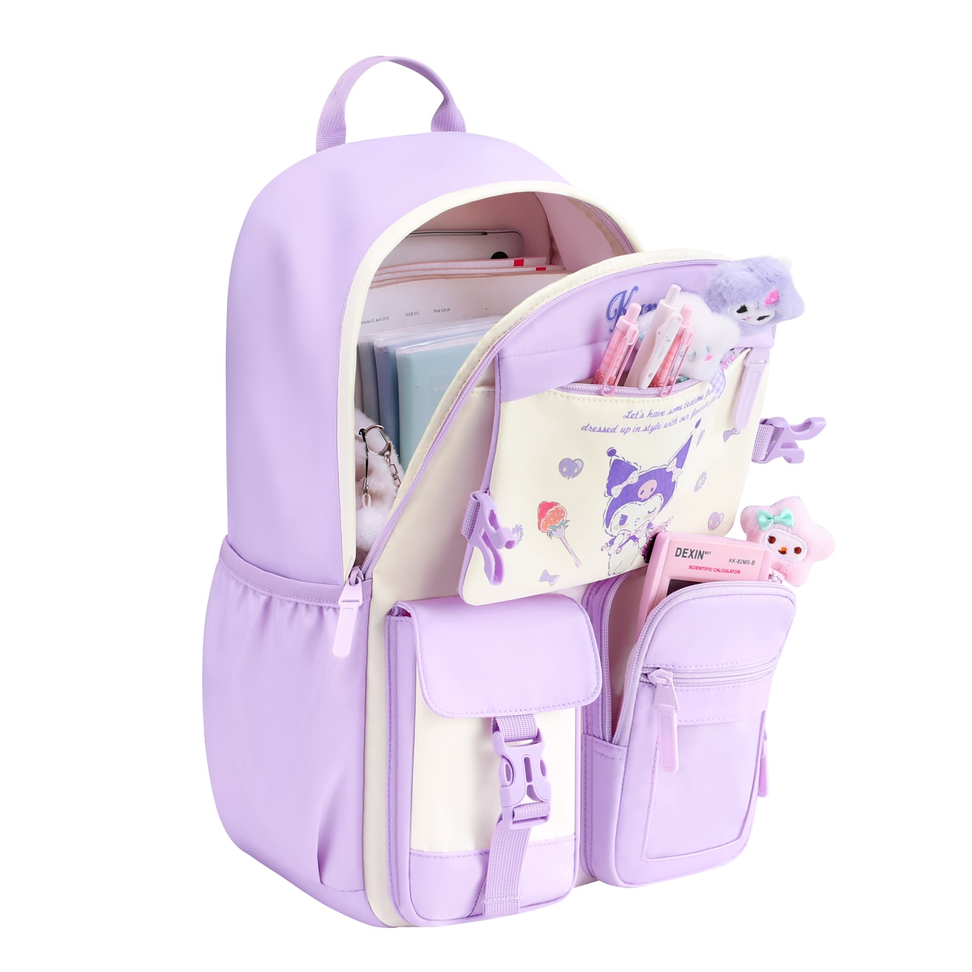 Sanrio Kurumi Полиэстер Рюкзак Стандартный (Standard) Женский Фиолетовый - изображение 3