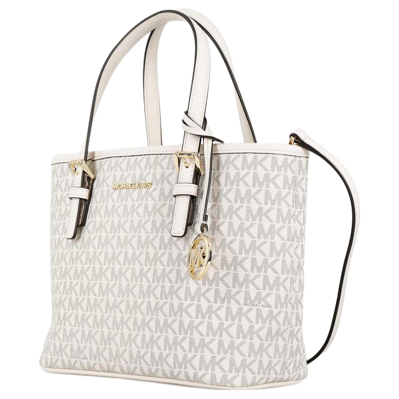 Сумка Michael Kors Jet Set Cream White - изображение 2
