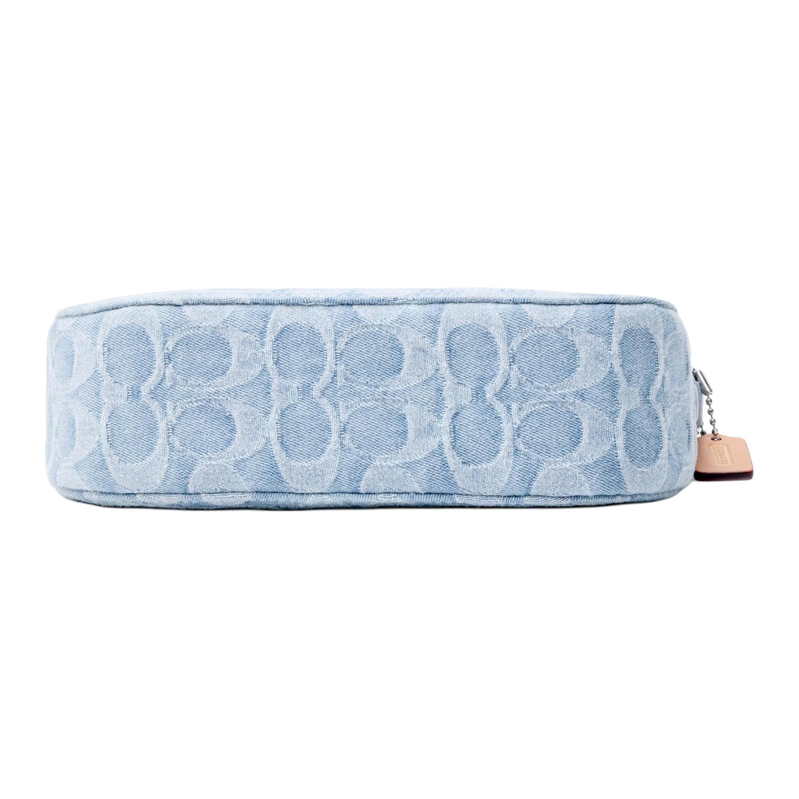 Мини-сумка COACH Swinger 20 Saddle Bag Small Blue - изображение 4